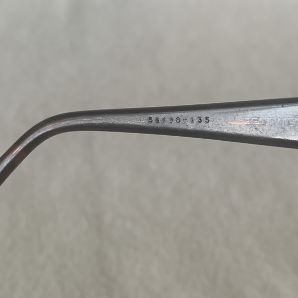 Brighton Vintage Eyeglass Frame SG498-135 Brown Handmade - Picture 12 of 16